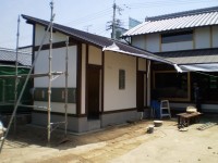 増築棟仕上に向かって。1